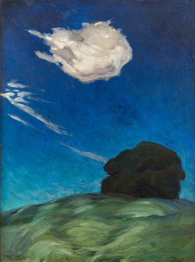 Ferdynand Ruszczyc: Die Wolke, 1902. Öl auf Leinwand, 103,5 x 78 cm, Nationalmuseum Poznań/Muzeum Narodowe w Poznaniu