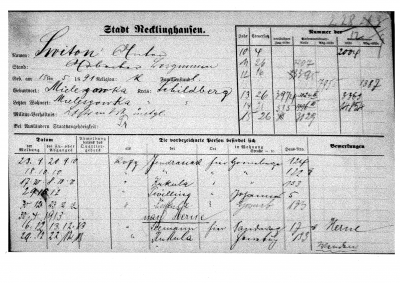 Registration file of Anton Switon, 2 pages, black and white copy (12.11.2020) - Registration file of Anton Switon, 2 pages, black and white copy (12.11.2020) 