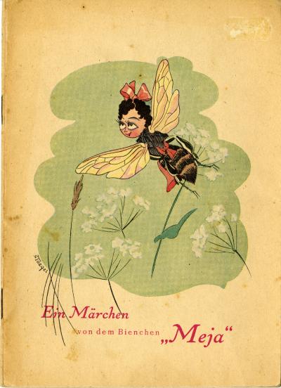 Ein Märchen von dem Bienchen „Meja“ - tekst: autor nieznany, ilustracje: Stanisław Toegel, Wydawnictwo Strażnica, Celle 1947. Kolekcja prywatna. 
