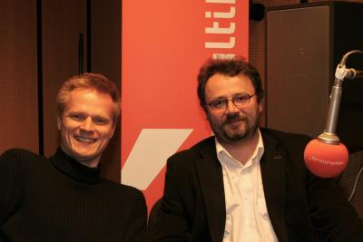 Tomasz Kycia und Jacek Tyblewski - Im Studio von „Radio Multikulti“. Berlin, 2007 