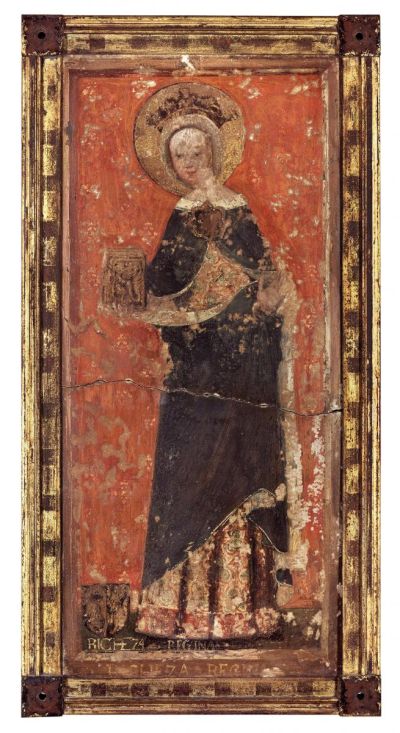 Portret w kaplicy św. Jana w katedrze w Kolonii - Przy grobie królowej Richezy