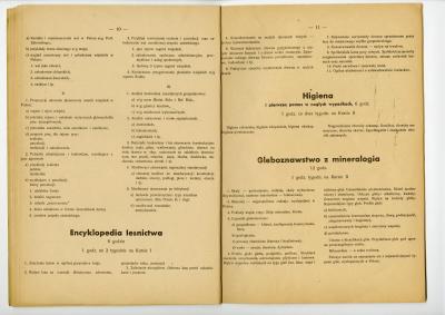 Dokument Nr. 140/7 - Lehrplan einer Landwirtschaftlichen Schule in Glasgow für das Jahr 1945, bearbeitet von R. Szydłowski. 