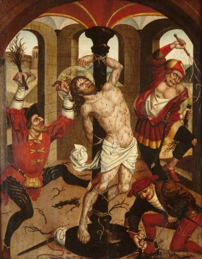 Abb. 13: Geißelung Christi, um 1490 - Geißelung Christi, um 1490