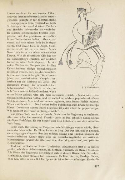 Fig. 13: Harmonica player, 1925/26 - Harmonica player, 1925/26. Illustration to accompany: S. Dimitrijewski, Stalin – Aufstieg eines Mannes, in: Der Querschnitt, Volume 11, Berlin 1931, Issue 6, page 367