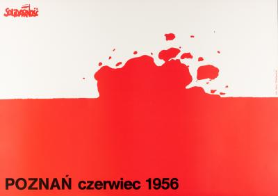 Paweł Udorowiecki, Poznań, czerwiec 1956 - Paweł Udorowiecki, Poznań czerwiec 1956, plakat, 1981. 
