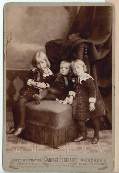 ABB. 18 - Alfred Wierusz-Kowalskis Kinder Janina, Michalina und Czesław, 1884–1885, München