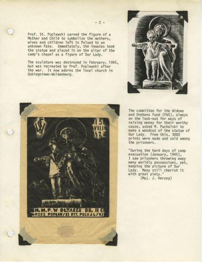 Strona 2 - Franciszek Herzog, „Religion: The Bulwark of POW´s. Religious Artwork in Woldenberg; the polish POW´s Camp in Germany 1940–1945” 