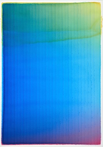 Abb. 22: Just Watercolors (063), 2019 - Aquarell auf Papier, 84,4 x 60 cm, Courtesy of the artist und Galerie Gebr. Lehmann, Dresden