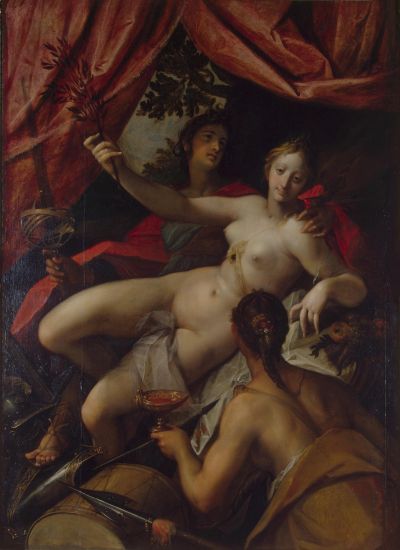 Hans von Aachen: Allegory of Peace, Art and Abundance, 1602 - State Hermitage Museum in St. Petersburg (from the former Gotzkowsky collection) 