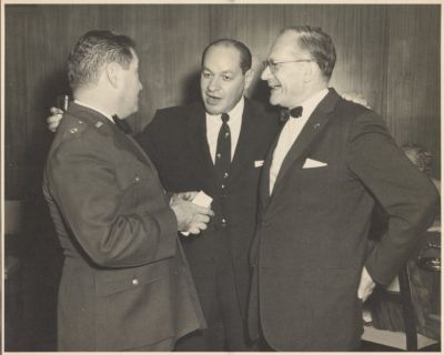 Raphael Lemkin (rechts) - 1951, Fotograf unbekannt 
