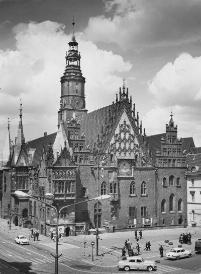 Rathaus Breslau, undatiert (nach 1953) - Rathaus Breslau, undatiert (nach 1953).