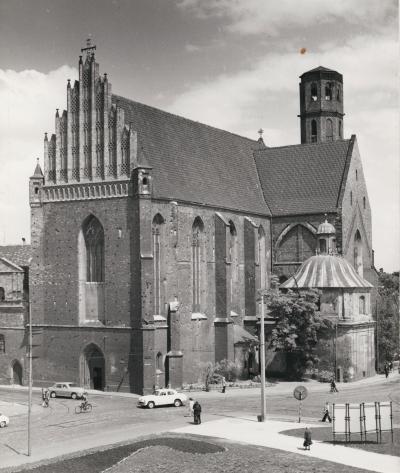 Adalbertkirche Breslau, 1973 - Adalbertkirche Breslau, 1973.
