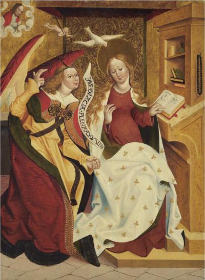 Zdj. nr 36: Zwiastowanie Maryi Pannie, między 1500 a 1510 r. - Zwiastowanie Maryi Pannie, między 1500 a 1510 r.