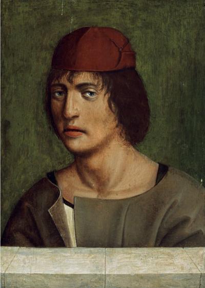 Zdj. nr 37: Portret młodego mężczyzny - Portret młodego mężczyzny (autoportret?), niedatowany