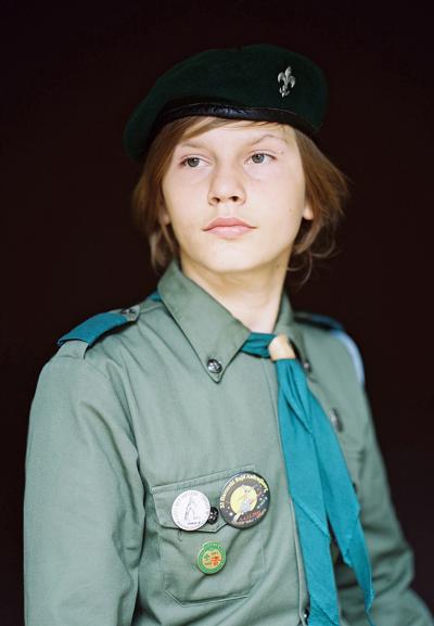 Ill. 38: Leander, 2013 - Leander, from the Scouts and Guides series, 2013. C-Print, 45 x 33 cm
