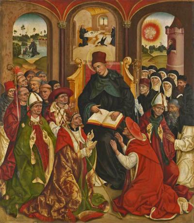 Zdj. nr 5: Św. Benedykt, 1483-1489 r. - Weihenstephan: Św. Benedykt – patriarcha monastycyzmu Zachodu, 1483-1489 r.