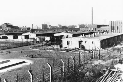 Bild 16: Ehemaliges KZ-Außenlager an der Brüllstraße - Ehemaliges KZ-Außenlager an der Brüllstraße in Bochum, 1954. 