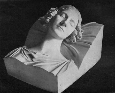 Zdj. nr 8: Eliza na łożu śmierci - marmurowe popiersie Christiana Daniela Raucha z 1834 r. 
