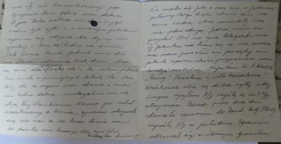 Brief von Eleonora Górska an ihren Sohn Juliusz vom 6.07.1941, Seite 2 - Brief von Eleonora Górska an ihren Sohn Juliusz vom 6.07.1941, Seite 2 