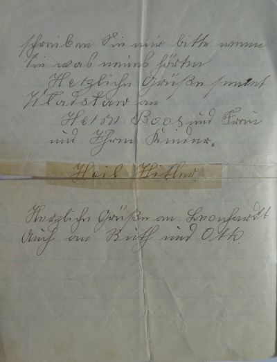 Brief von Władysława Kuźniak und Cecylia Kuźniak an Herrn Boos vom 6.03.1939, Seite 2 - Brief von Władysława Kuźniak und Cecylia Kuźniak an Herrn Boos vom 6.03.1939, Seite 2 