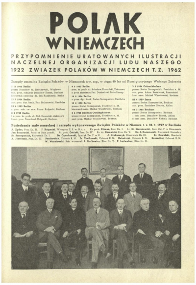 Bild 18: Titelblatt der Ausgabe, 1962 - Titelblatt der Ausgabe von „Polak w Niemczech“ aus dem Jahr 1962. 