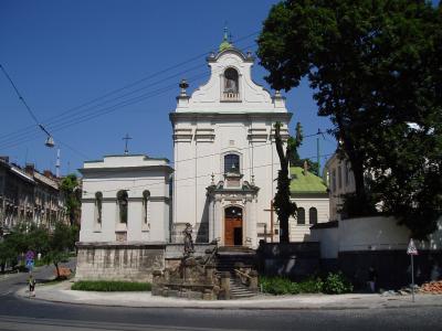Church of St. Anthony in Lwów - The Franciscan church of St. Anthony in Lwów, where Herbert was baptised. 