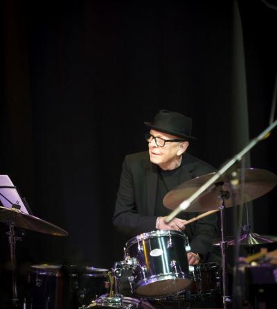 Janusz Stefański na koncercie "Jazz gegen Apartheid", 2014 r. - Janusz Stefański na koncercie "Jazz gegen Apartheid" (Jazz przeciwko apartheidowi), 2014 r.