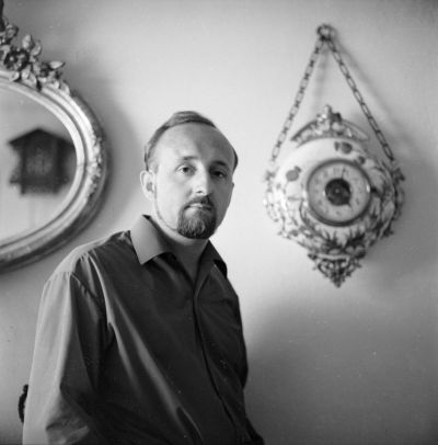 Krzysztof Penderecki in seiner Wohnung in Debica -  