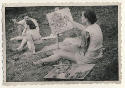 Abb. 3: Helena Bole während des Studiums, 1950er Jahre - Helena Bole während des Studiums, 1950er Jahre
