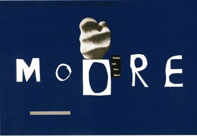 Abb. 3: Henryk Tomaszewski, Henry Moore, 1959 - Gezeigt wurde in München 1962 auch ein Plakat, das zu einem der berühmtesten Beispiele polnischer Plakatkunst wurde: Henryk Tomaszewski, Henry Moore, 1959