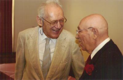 Andrzej Vincenz, Heidelberg, 2003 r. - Heidelberg, 2003 r.: prof. Andrzej Vincenz i prof. Theodor Mackiw 