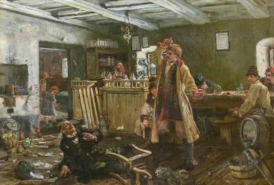 In the Tavern - In the Tavern, presumably Munich 1885 