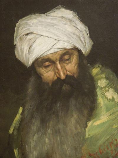 Araberkopf/Portret głowy Araba - Araberkopf/Portret głowy Araba, München 1885 