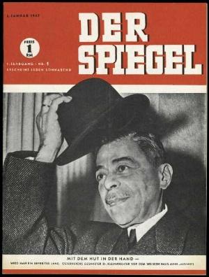 Il. 3: DER SPIEGEL 1/1947 - Strona tytułowa magazynu DER SPIEGEL 1/1947