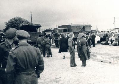 Wyjazd Polaków z Maczkowa - Wyjazd Polaków z Maczkowa, 1948 r.