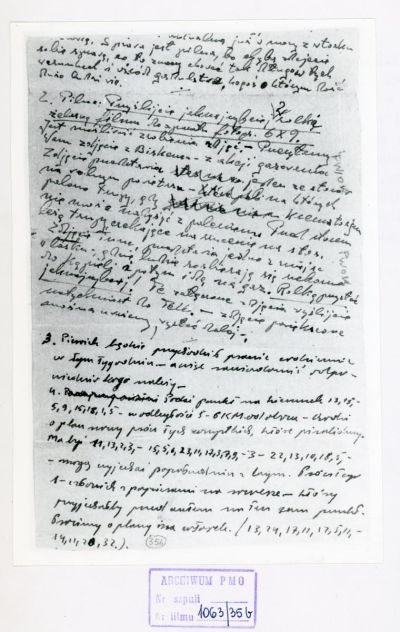 Notiz von Stanisław Kłodziński und Józef Cyrankiewicz  - Notiz der polnischen Häftlinge Stanisław Kłodziński und Józef Cyrankiewicz vom 4. September 1944 (auf Polnisch)  