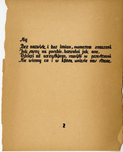 Abb. 4 - Zbigniew Mystkowski, Godziny czekania, Oflag II E/K Neubrandenburg, 1943 