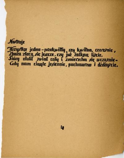 Abb. 6 - Zbigniew Mystkowski, Godziny czekania, Oflag II E/K Neubrandenburg, 1943 