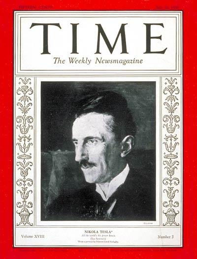 Il. 1: TIME 20 lipca 1931 r. - Strona tytułowa magazynu TIME 20 lipca 1931 r.