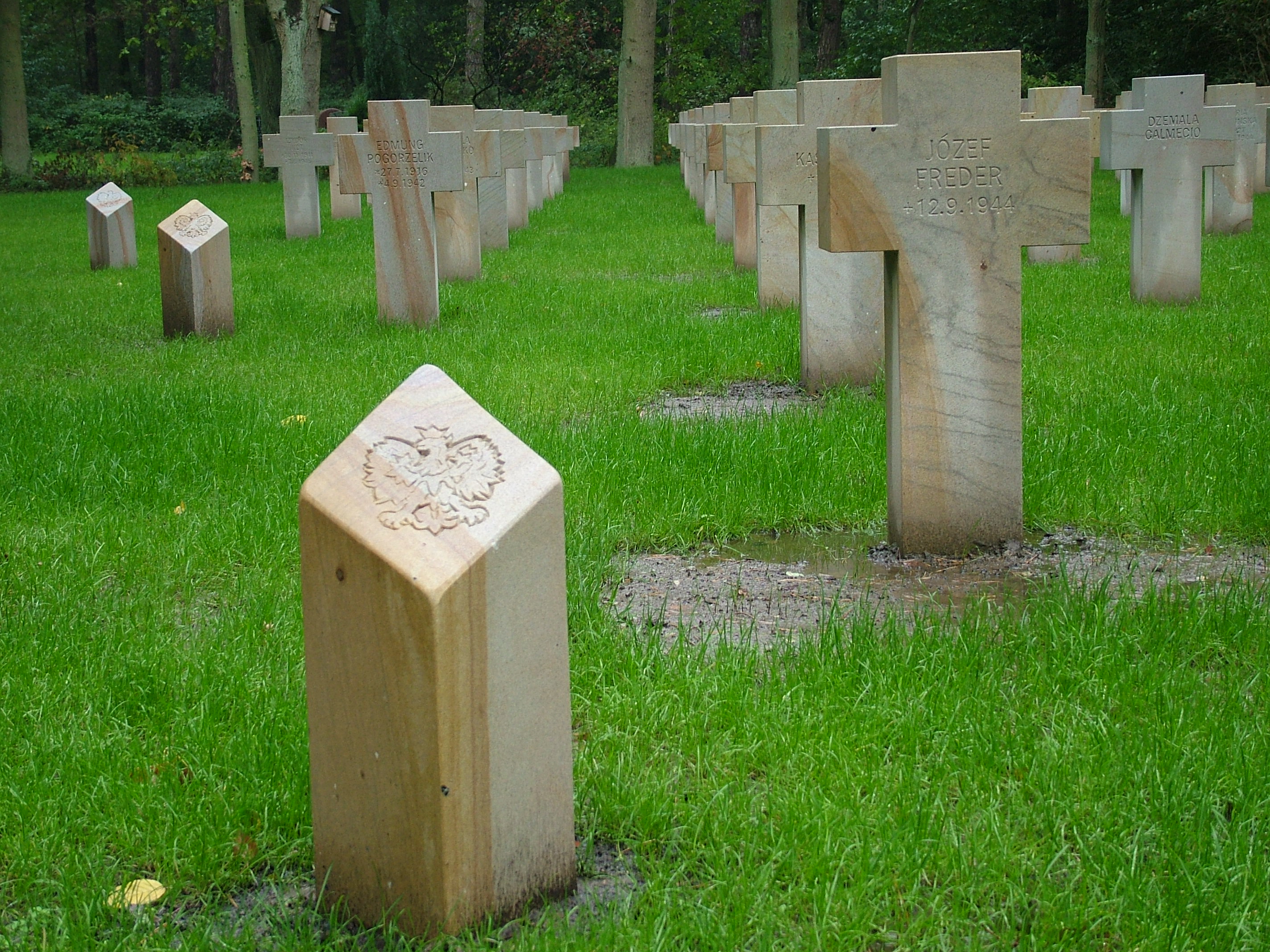 Polish burial ground after changing