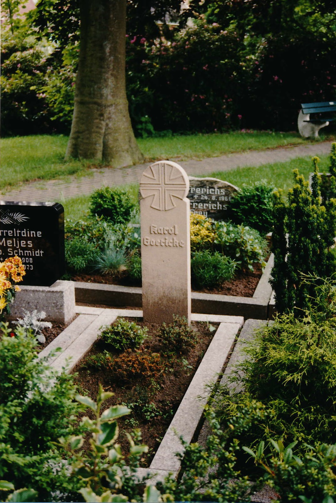 Möglicherweise das Grab des polnischen Soldaten in Nortmoor
