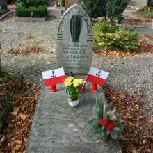 Grave of the polish soldier