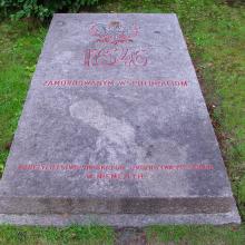Gedenkplatte für polnische Opfer