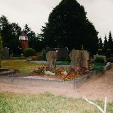 Groby trzech polskich żołnierzy w Idafehn Nord