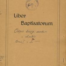 Liber Baptistorum (Births and baptisms)