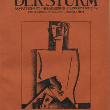 Titelseite Der Sturm, 13. Jahrgang, 2. Heft, Berlin 1922, mit einer Zeichnung von Louis Marcoussis (Ludwik Kazimierz Władysław Markus, 1878-1941)