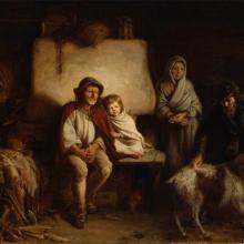 Ostatnia chudoba, 1870, olej na płótnie, 64 x 85,5 cm, Muzeum Narodowe w Warszawie, nr inw. 4136