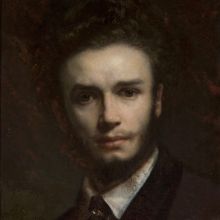 Portret własny, 1870, olej na płótnie 43 x 35,5 cm, Muzeum Narodowe w Warszawie