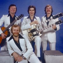The rock group "Rote Gitarren"; 1980 in East Berlin
