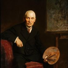 Bolesław Szańkowski (1871/1873-1953), Portret Józefa Brandta, 1910